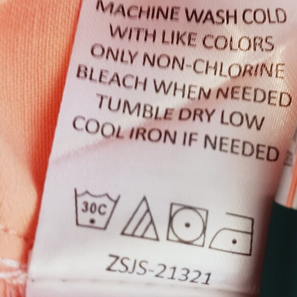 Mudd Pie, S, Tangerine "Jean Jacket Look" Cropped Cotton Jacket Lt. Wt., Casual - Picture 13 of 14